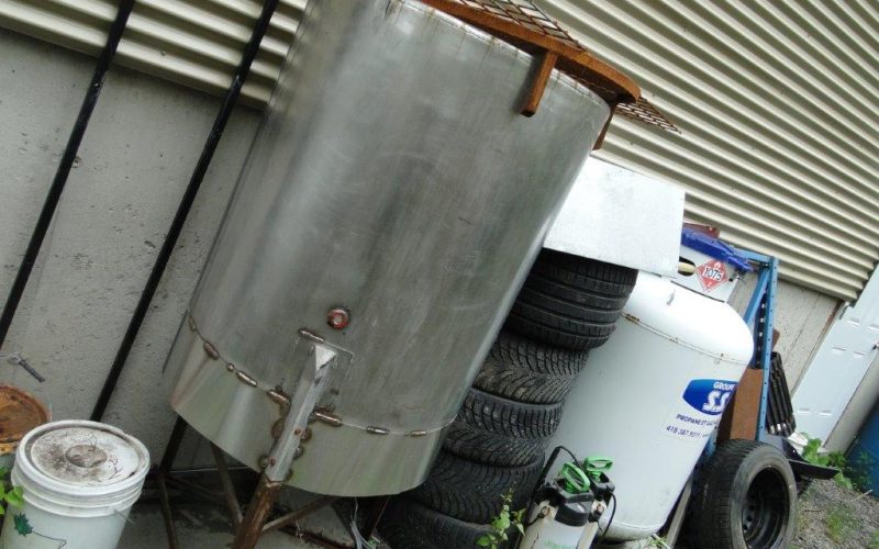 – Réservoir double parois en acier inoxydable