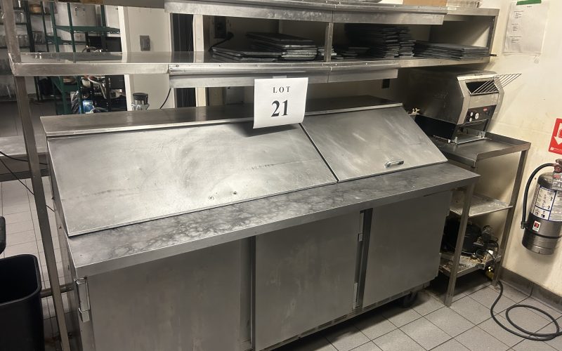 21- Table froide avec huche 60 »