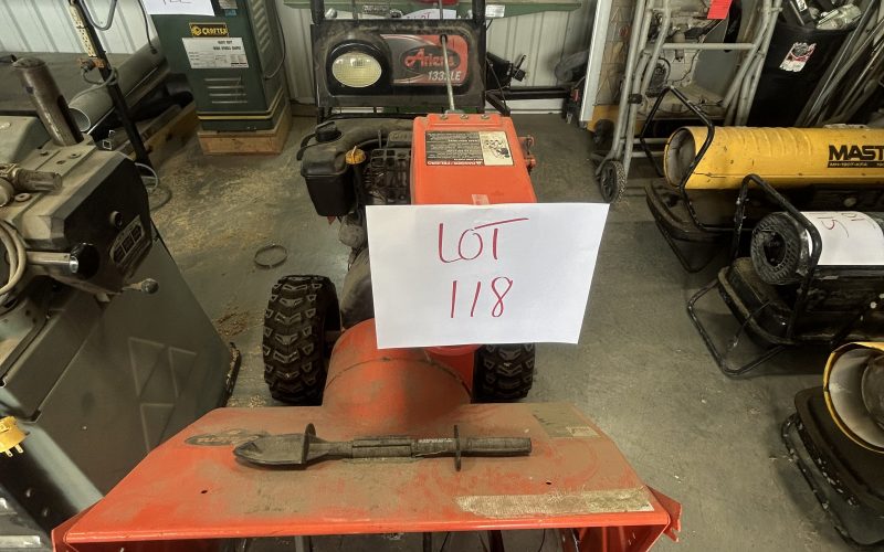 Lot 118 – Souffleur Ariens 1332LE ( a Magog )