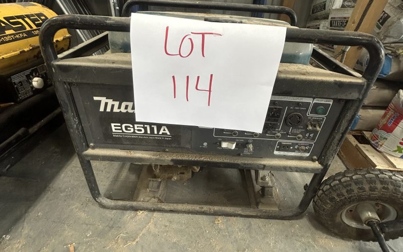 Lot 114 – Génératrice Makita E511A défectueuse ( A magog )