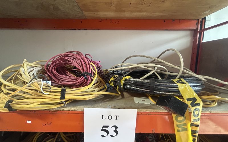 Lot 53- Lot de fils usagé ( a magog )