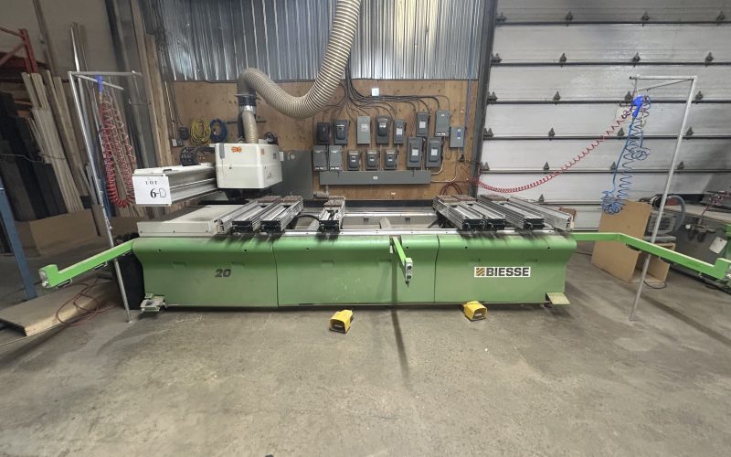 6D- CNC Biesse Rover 20 sans dépoussiéreur