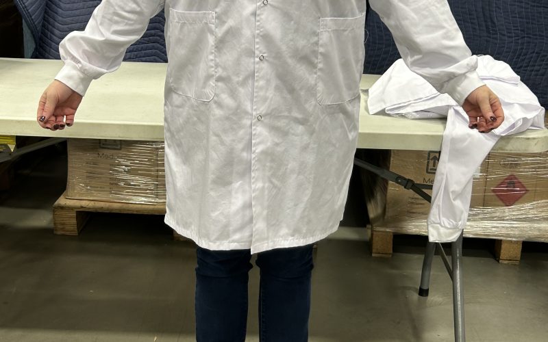 5- Sarrau long avec manche longue