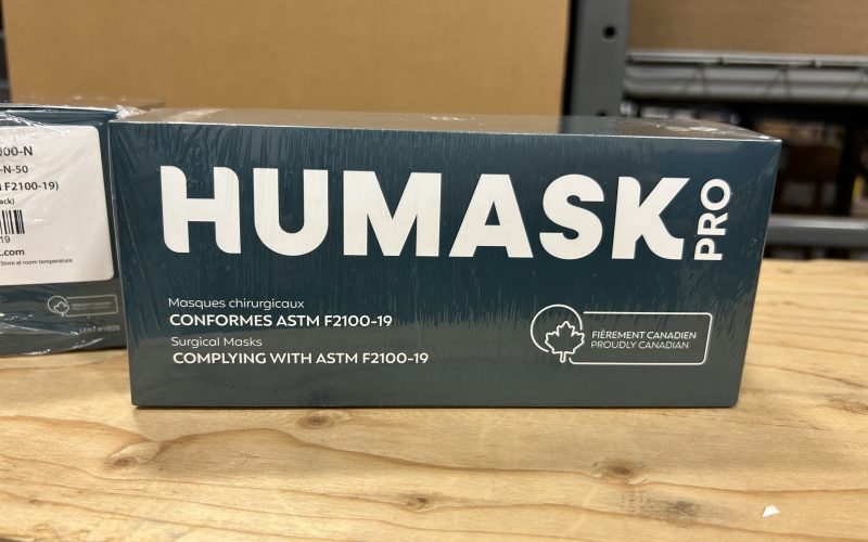10- Masque facial Humask pro ( noir, ASTM F2100 niveau 2 )