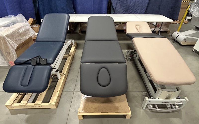 25- Table de traitement Gymna Go , table de traitement Gymna Triopuls luxe , table de traitement Metron