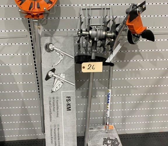 Lot 26- Débroussailleuse, taille bordure ,  bêcheuse 5 mcx de marque Stihl