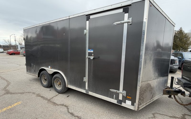 Lot 1- Remorque fermé cargo TA3 ,2022 , 8 x 18 au v-nose