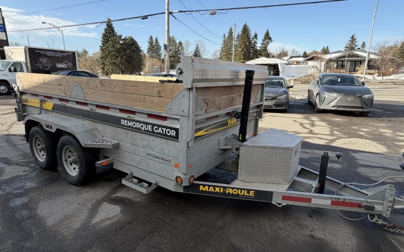 Lot 3- Remorque dompeur Maxi-Roule DT72144-TA3-LT , 2025, 6 x 12