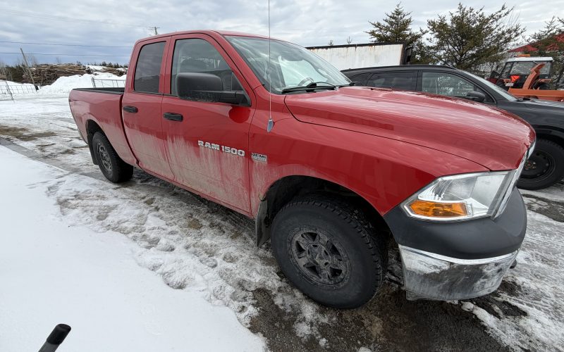 Lot 9- Dodge ram 1500 , 2011, 122584 km