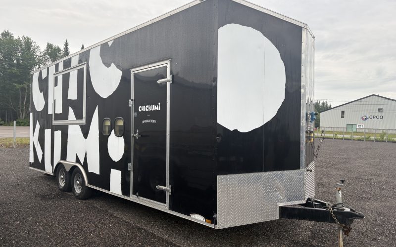 -Remorque EHW8.524TA3 Forest River équipé Foodtruck ,2020 , 24x 8