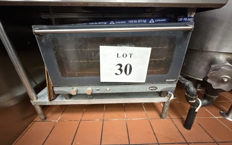 Lot 30 – Four a convection Elena